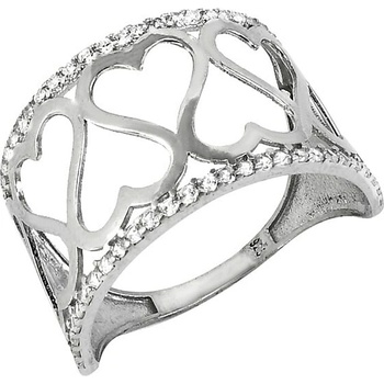 Glare Strieborný prsteň 961