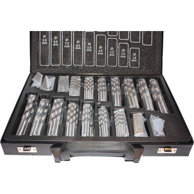 GEKO Sada vrtákov HSS do kovu 170ks 1mm – 10mm G38220