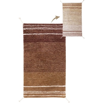 Lorena Canals Памучен килим в тухлен цвят 80x140 cm Twin Toffee - Lorena Canals (C-TWIN-TOF-XS)