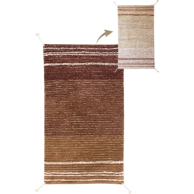 Lorena Canals Памучен килим в тухлен цвят 80x140 cm Twin Toffee - Lorena Canals (C-TWIN-TOF-XS)