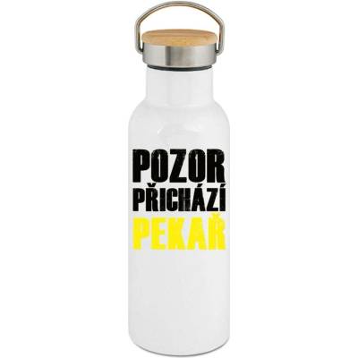 123TRIKO termoska Pozor přichází Pekař 500 ml vtipné
