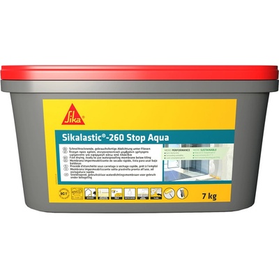 SIKA Sikalastic-260 Stop Aqua- rychleschnoucí tekutá izolace do interiéru Balení hmotnost: 7 kg