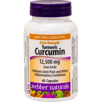 Image 1 of Webber Naturals Extra Strength Turmeric Curcumin 500 mg [60 капсули]