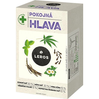 LEROS KLIDNÁ HLAVA bylinná čajová směs nálevové sáčky 20 x 1,5 g