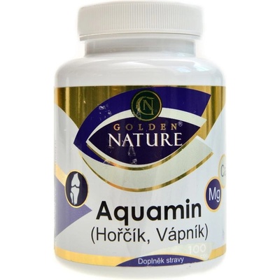 Golden Nature Aquamin Vápnik + Horčík 100 tabliet