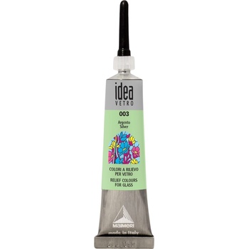 Maimeri Vetro Rilievo Боя за стъкло Silver 003 20 ml 1 бр (M5302003)