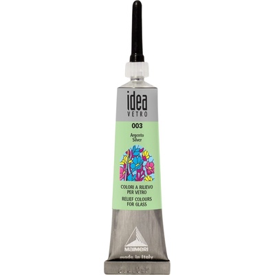 Maimeri Vetro Rilievo Боя за стъкло Silver 003 20 ml 1 бр (M5302003)