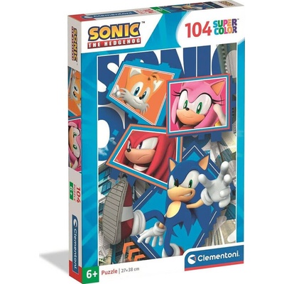 Clementoni Ježko Sonic 104 100 dielov