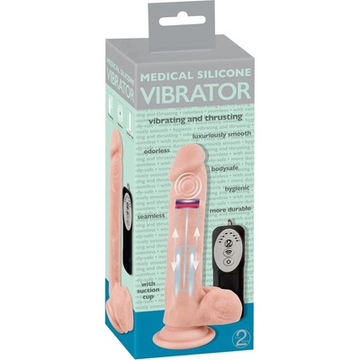 Medical Silicone Vibračný 21 cm