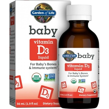 Image 1 of Garden of Life Baby Vitamin D3 Liquid [56 мл]