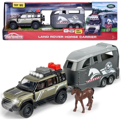 Majorette Sada žokejů Grand Land Rover 25cm
