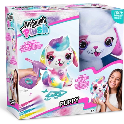 Canal Toys Творчески комплект Canal Toys Airbrush plush - Плюшена играчка за оцветяване, Сладко кученце (CTOFG249)