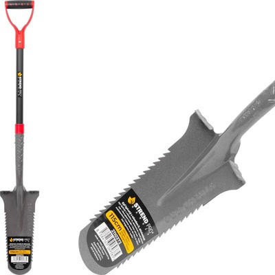 Strend Pro Garden ErgoBULL s násadou D fiberglass drenážny 1150 mm ST2110372 – Zboží Dáma