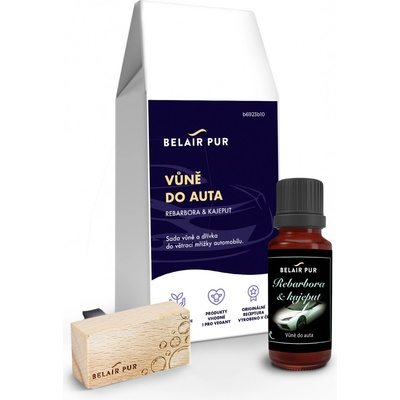 Belair Pur Autoparfém Rebarbora & Kajeput 10 ml s aplikátorem