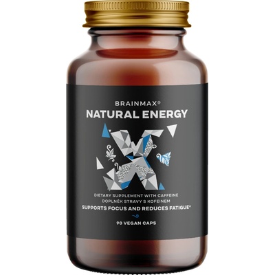 BrainMax Natural Energizer caps, 90 растителни капсули