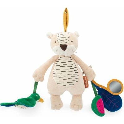 MOULIN ROTY Baboo the Tiger kontrastná závesná hračka 0m+ 1 ks