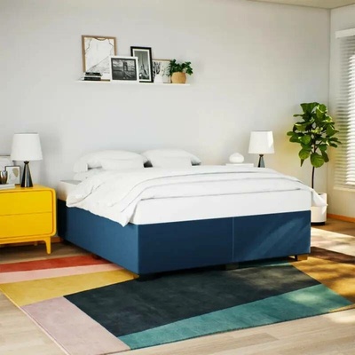 vidaXL 11461.3284505 Rám postele bez matrace modrý textil