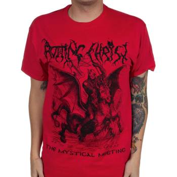 Image 1 of INDIEMERCH Мъжка тениска Rotting Christ - The Mystical Meeting - Наситено червено - INDIEMERCH - INM026