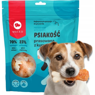Pamlsky pro psa Maced bílé kosti s kuřecím masem 500 g