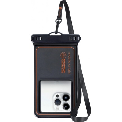 Mobile Origin Waterproof Floating Case 6.8" Black/Orange DBXL-BLK-ORG01