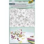 folia Творчески комплект картички и пликове Folia - Пеперуди (F14900)
