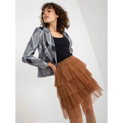 Och Bella Skirt-TW-SD-BI-0517.84-light brown hnedá