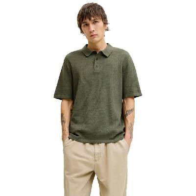 George Knit Polo Ss Sn short sleeve polo - Green (Dusty Olive)