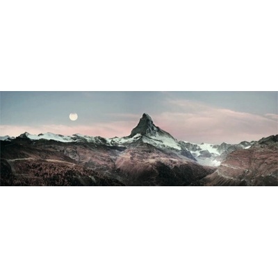Obraz Decopanel Matterhorn moon 155x53cm