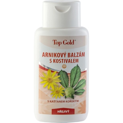 TopGold Arnikový balzám s kostivalem a kaštanem koňským hřejivý 200 ml – Hledejceny.cz