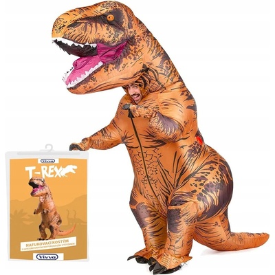 T-REX Obří hnědý nafukovací dinosaura – Sleviste.cz