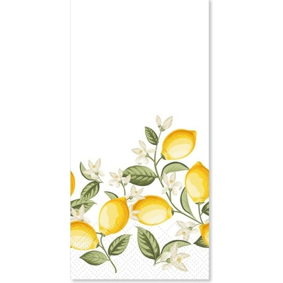 Chic Antique Papierové obrúsky s citrónmi Maison Limone Blossom 40 x 40 cm 16ks