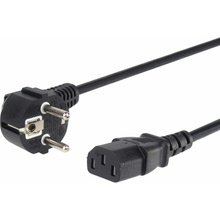 PremiumCord Kabel síťový 230V k počítači 3m kpsp3