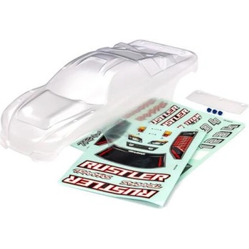 Traxxas каросерия Rustler безщипкова прозрачна