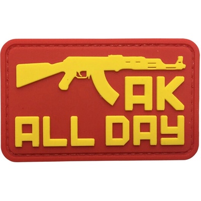 WARAGOD Nášivka 3D AK All Day 7.5x4.5cm