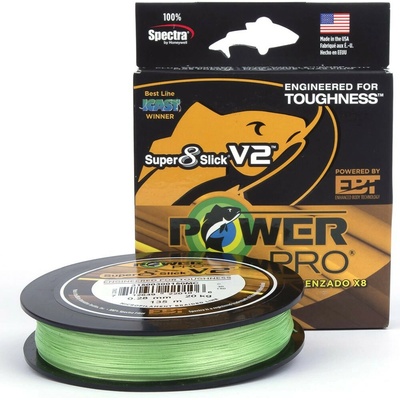 PowerPro Šnúra Super 8 Slick V2 Aqua Green 135m 0,13mm