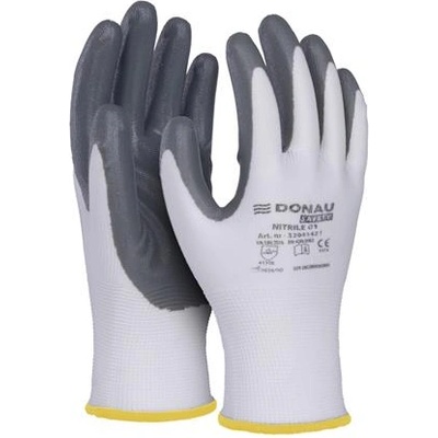 DONAU Монтажни ръкавици, нитрилни, DONAU "Safety 01", размер 8/M, сиви 32041421-08 (32041421-08)