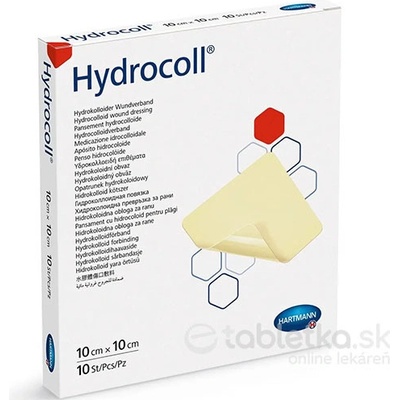 Hydrocoll kompres hydrokoloidný 10 cm x 10 cm 10 ks