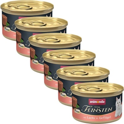 Animonda Vom Feinsten Cat Adult - сьомга и птица 6 x 85 г