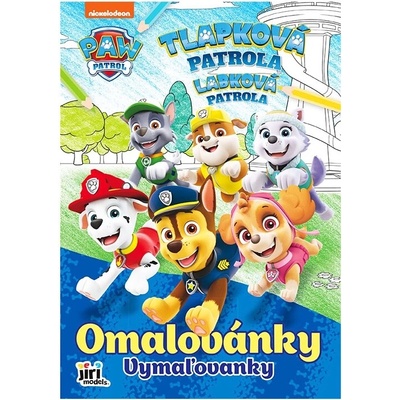 Junior Omaľovánka A4 Labková Patrola 2