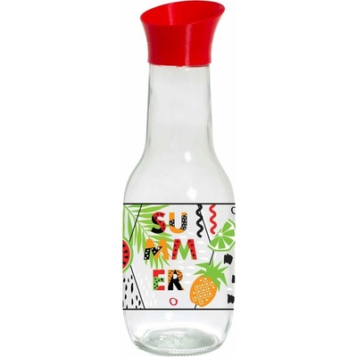 TORO KARAFA DEKOR SUMMER 1L, SKLO/PLAST