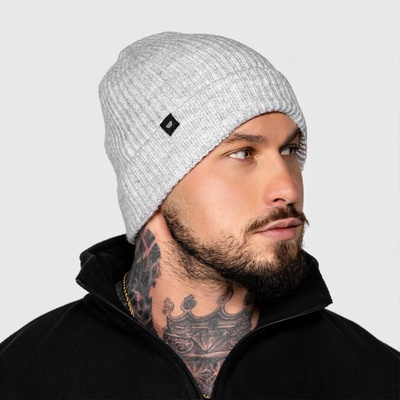 Iron Aesthetics Snug čiapka sivá