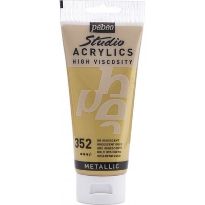 Pébéo 69.2053 АКРИЛНА боя 352 Iridescent Gold 100 ml 1 бр (69.2053)