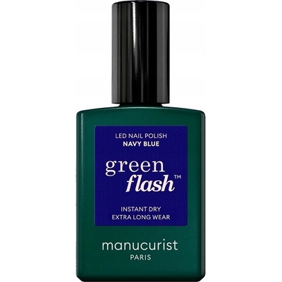Manucurist Green Flash LED Gel lak Navy Blue 15 ml