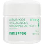 Innisfree Green Tea Seed Hyaluronic Cream хидратиращ крем за лице с успокояващ ефект 50ml