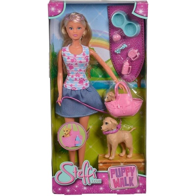 Simba Toys - SL- Стефи на разходка с куче 29 см