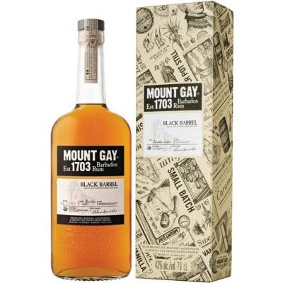 RON MOUNT GAY BLACK BARREL 43% 0,7 l (holá láhev)