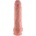 King Cock 11" Дилдо с тестиси светло
