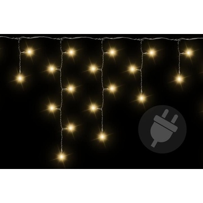 Nexos 1159 Vianočný svetelný dážď 144 LED teple biela 5 m