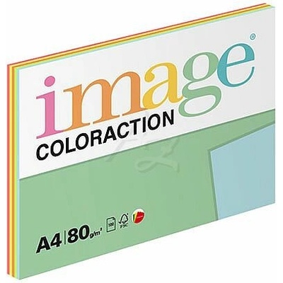 Image Coloraction papír A4/ 80g./100listů Mix Reflexní 5x20ks