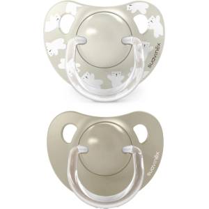 Suavinex Wild & Free Anatomical Silicone 6-18m биберон Cream 2 бр